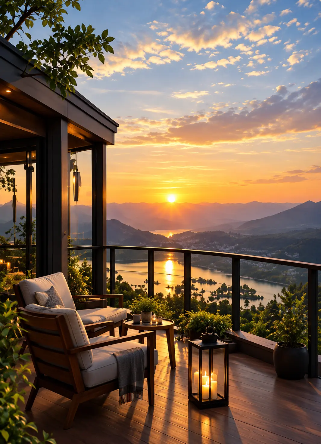 A scenic stay overlooking the mountains